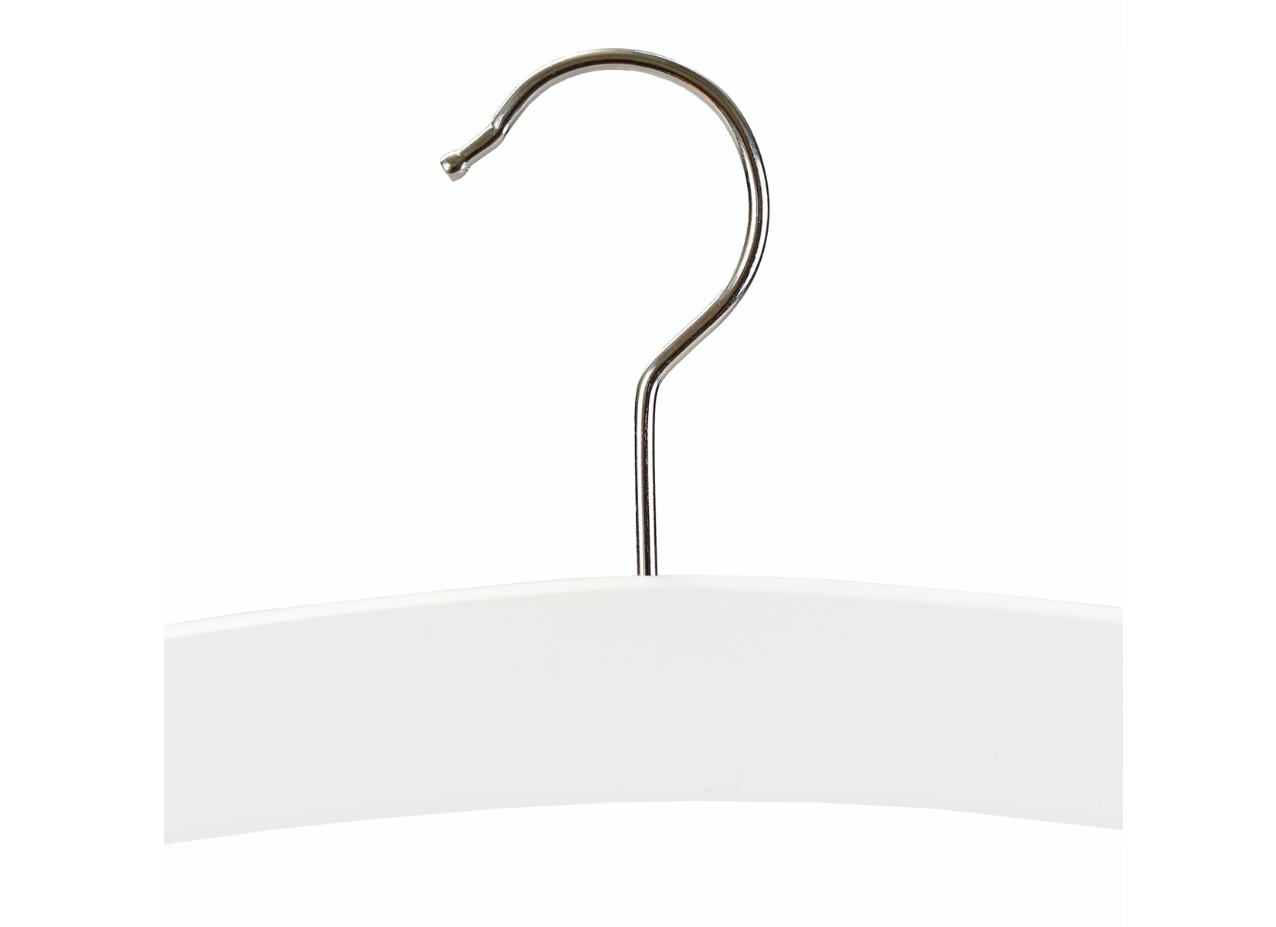 Wieszak drewniany na fartuch RTG dł. 54cm biały - obrazek 2